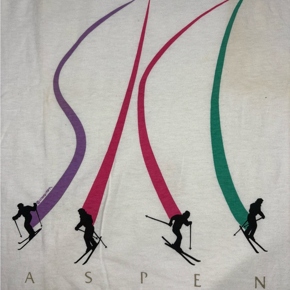 Aspen Ski Crazy Shirt Hawaii T-Shirt

Size XL
